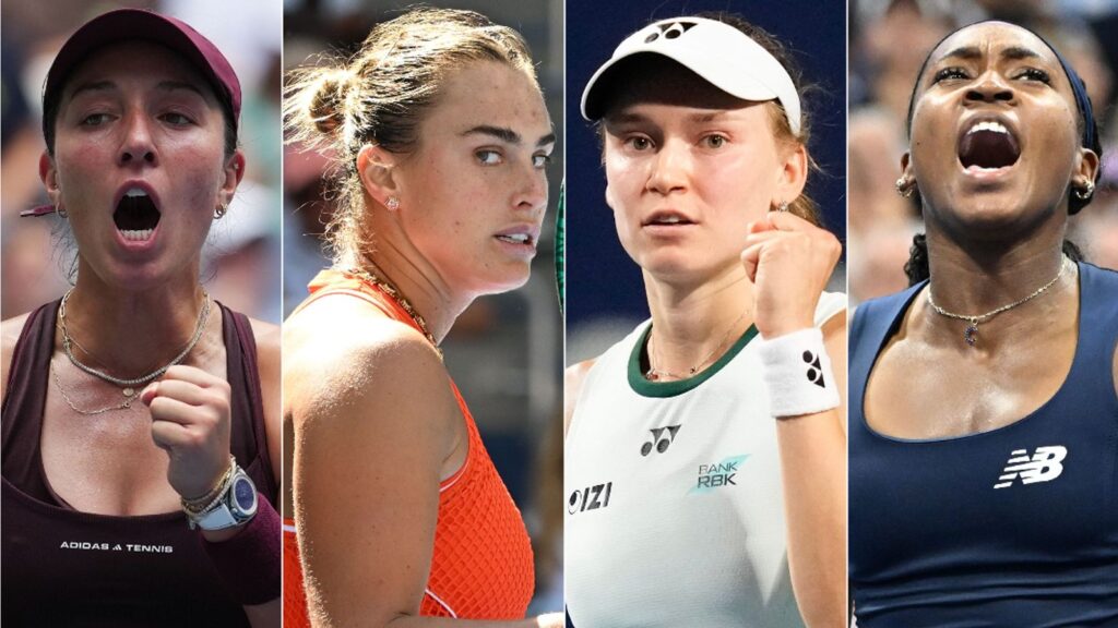 Jessica Pegula, Aryna Sabalenka, Elena Rybakina and Coco Gauff will all fighting for a spot in the US Open women's final